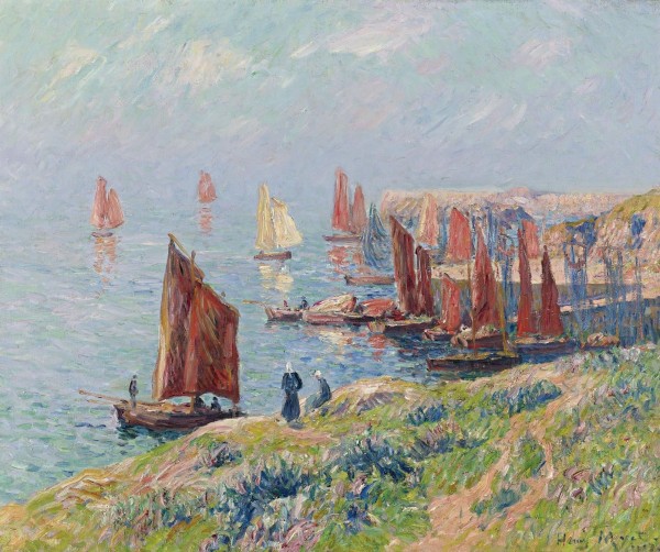 Returning of the Boats by Henry Moret